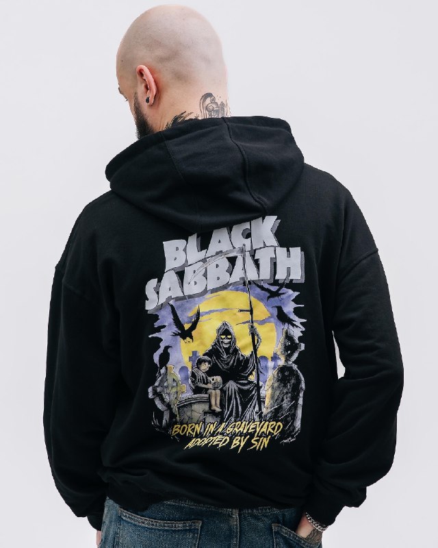 Кенгуру оверсайз Black Sabbath S - XL